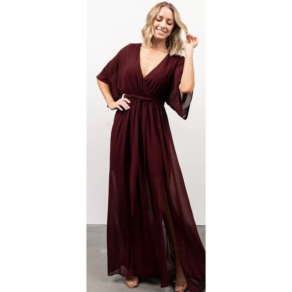 Baltic Born Dresses & Skirts - NWT Baltic Born Kia Kimono Maxi Dress Mulberry Women’s 3XL